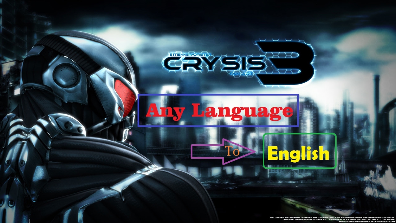crysis 3 english language pack